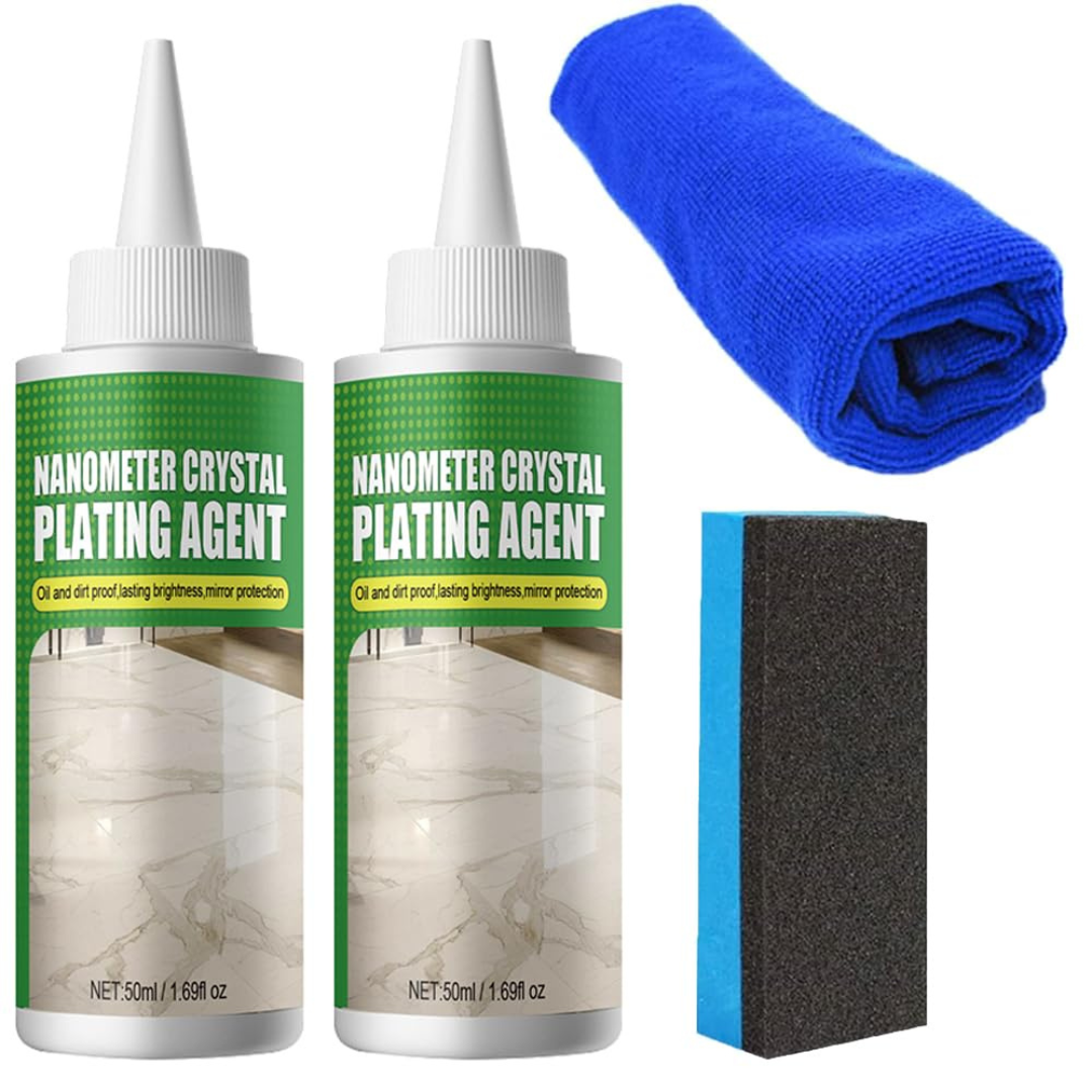 Nano Crystal Stone Shine & Protection Cleaner – Marble, Granite & Ceramic Polish (50ml)
