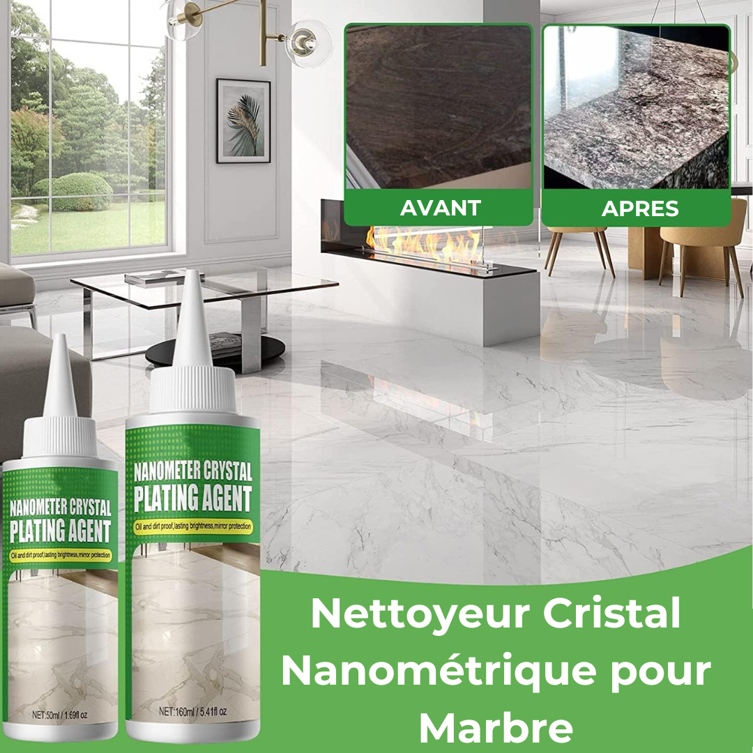 Nano Crystal Stone Shine & Protection Cleaner – Marble, Granite & Ceramic Polish (50ml)