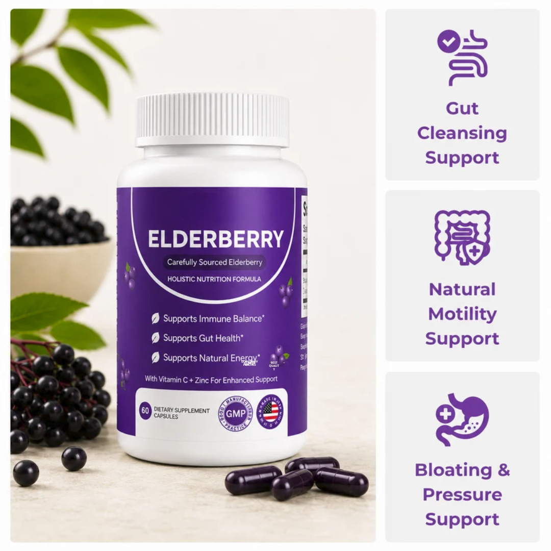 Ocean Gut Support Complex with Elderberry, Zinc & Vitamin C