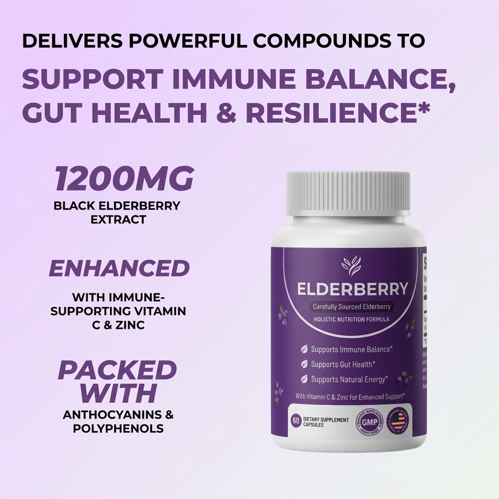 Ocean Gut Support Complex with Elderberry, Zinc & Vitamin C