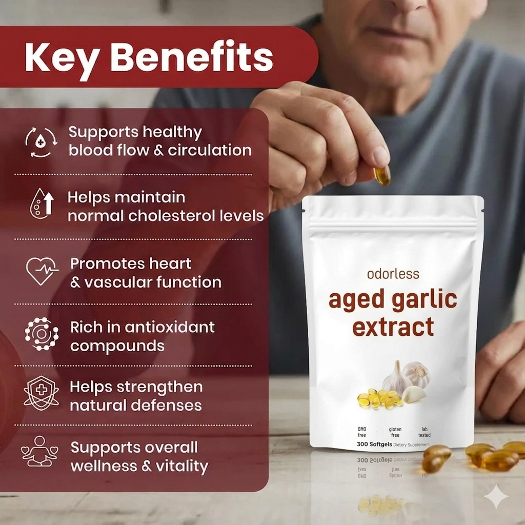 Ocean Odorless Aged Garlic