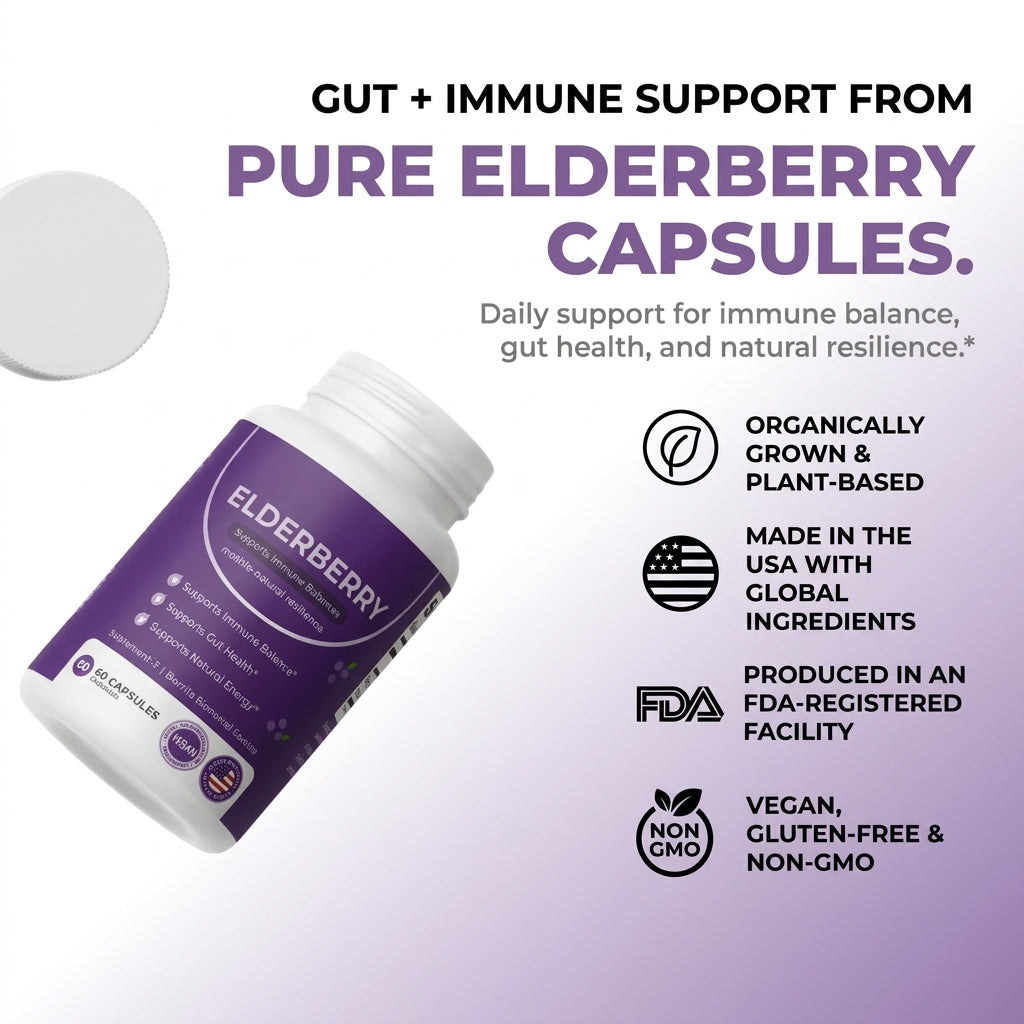 Ocean Gut Support Complex with Elderberry, Zinc & Vitamin C